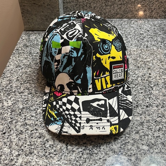 Vision Street Wear VSW Psyco hat cap snap back adult skate skateboard bmx Medium - Picture 3 of 12